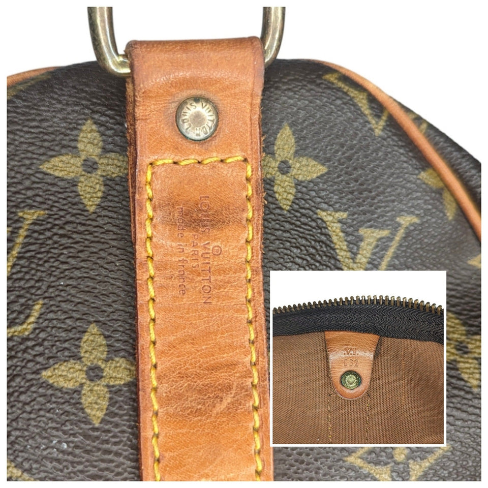 Louis Vuitton 1986 Monogram Canvas Keepall Bandouliere 45