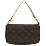 Louis Vuitton Pochette Accessoire  Canvas Clutch Bag