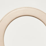 Dior Green/beige Leather And Tweed Medium Lady Dior Tote