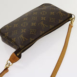 Louis Vuitton Pochette Accessoire  Canvas Clutch Bag