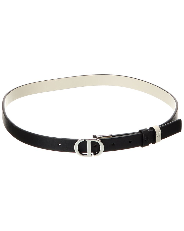 Dior Montaigne Reversible Leather Belt