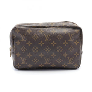 Louis Vuitton Monogram Trousse Toilette Clutch Canvas Vanity Bag