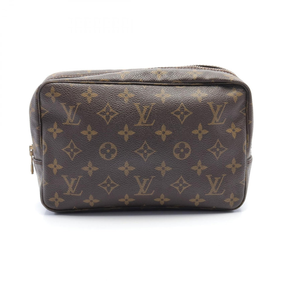 Louis Vuitton Monogram Trousse Toilette Clutch Canvas Vanity Bag