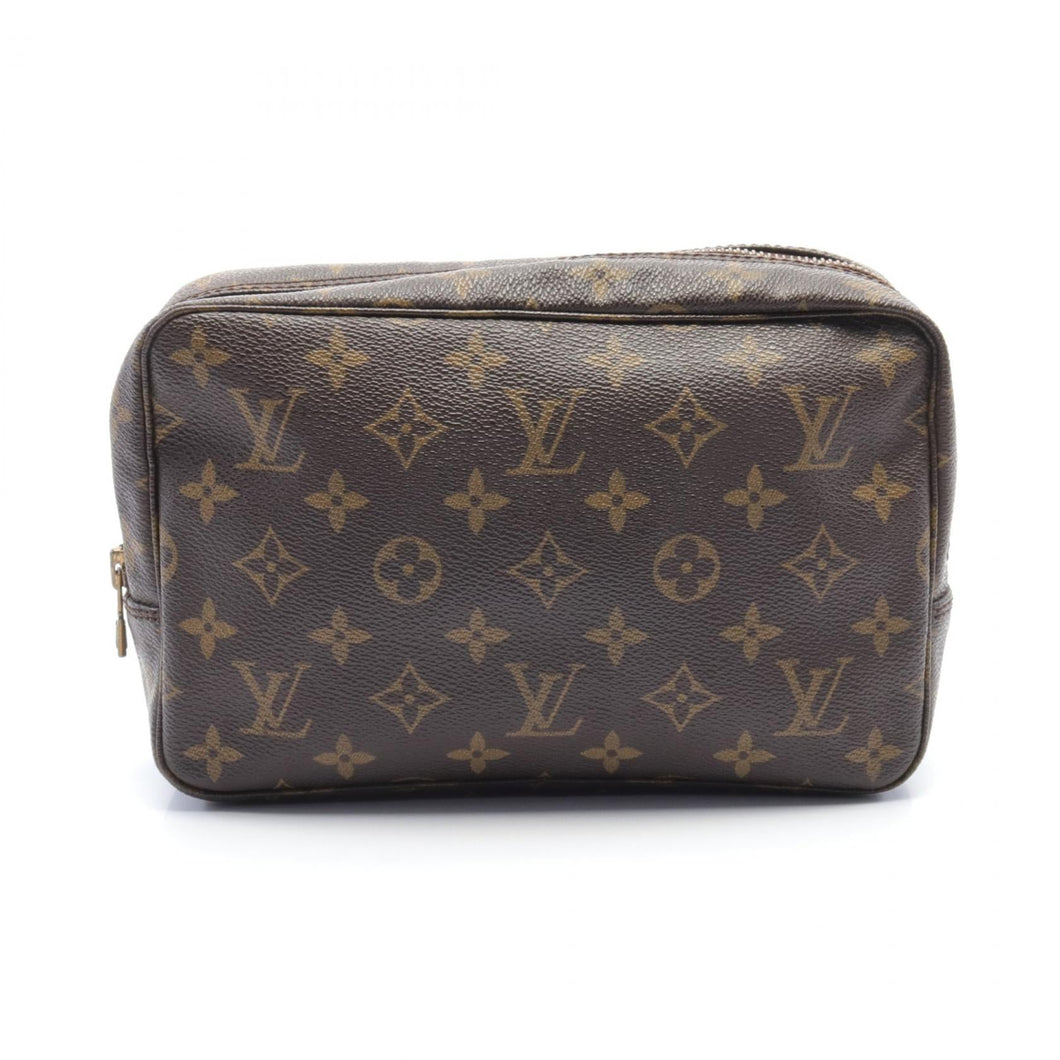 Louis Vuitton Monogram Trousse Toilette Clutch Canvas Vanity Bag