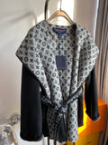 Luxury Louis Vuitton  Wrap Coat 044