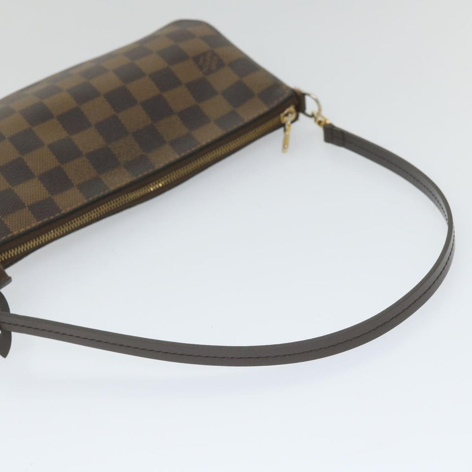 Louis Vuitton Pochette Accessoire  Canvas Clutch Bag