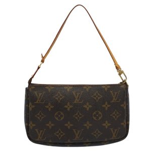 Louis Vuitton Pochette Accessoire  Canvas Clutch Bag