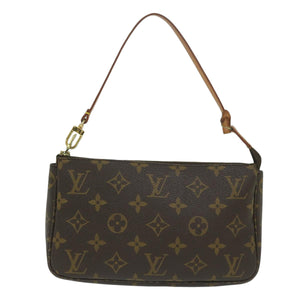 Louis Vuitton Pochette Accessoire  Canvas Clutch Bag