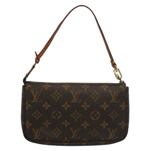 Louis Vuitton Pochette Accessoire  Canvas Clutch Bag