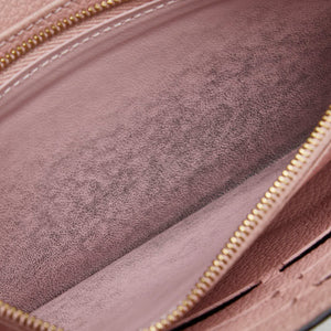 Louis Vuitton Damier Portefolio Clapton Long Wallet N64447 Magnolia Pink Brown PVC Leather  LOUIS VUITTON