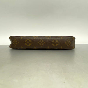 Louis Vuitton Pochette Accessoire  Canvas Clutch Bag