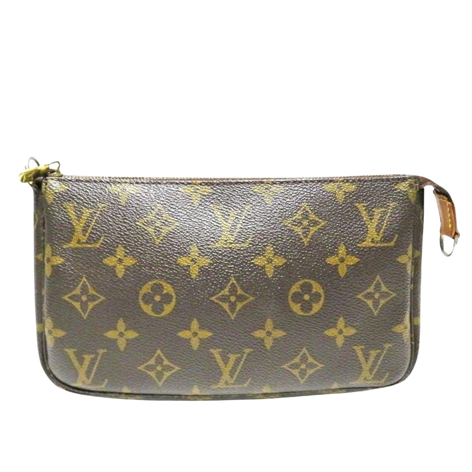 Louis Vuitton Pochette Accessoires  Canvas Clutch Bag