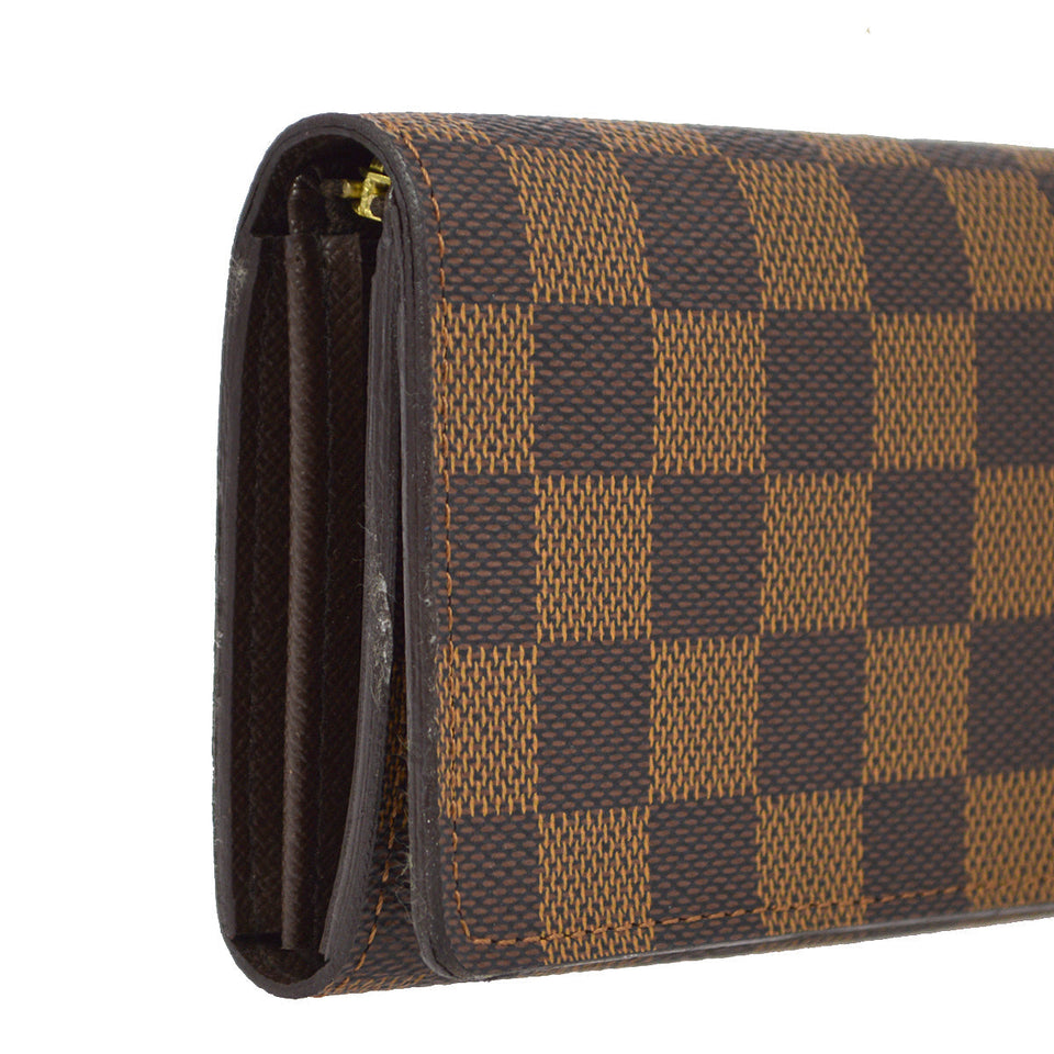 Louis Vuitton Damier Porte Monnaie Billets Tresor Wallet N61736