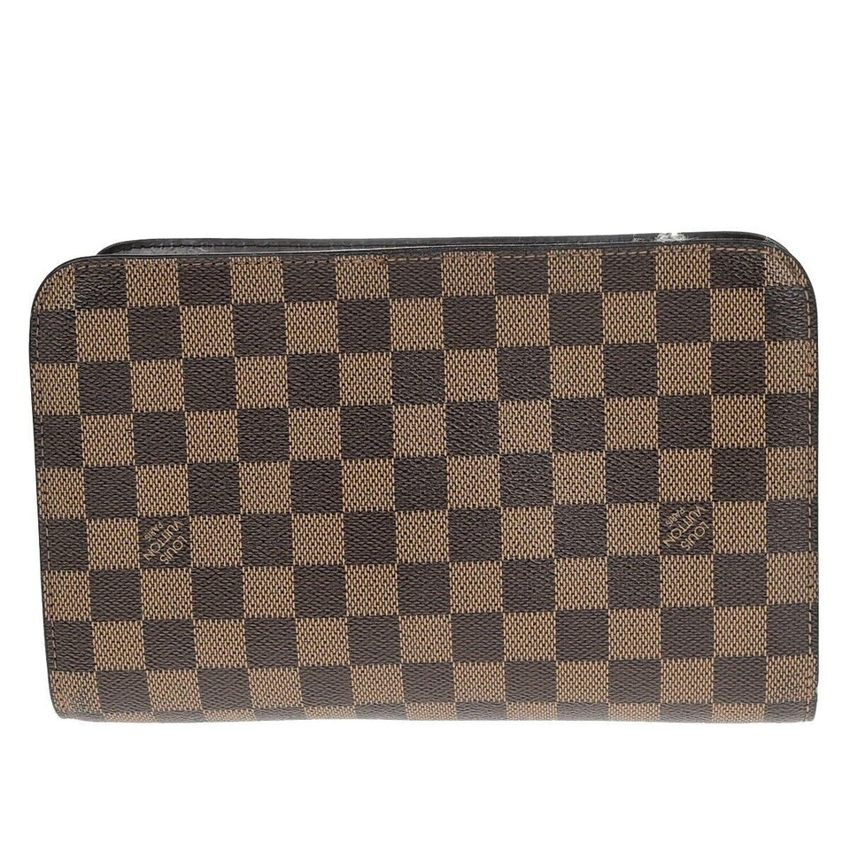 Louis Vuitton Saint Louis  Canvas Clutch Bag