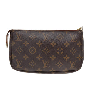 Louis Vuitton Pochette Accessoires  Canvas Clutch Bag