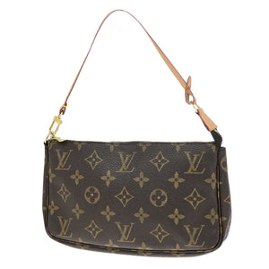 Louis Vuitton Pochette Accessoires  Canvas Clutch Bag