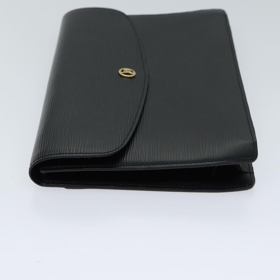 Louis Vuitton Epi Montaigne 27 Clutch Bag Black