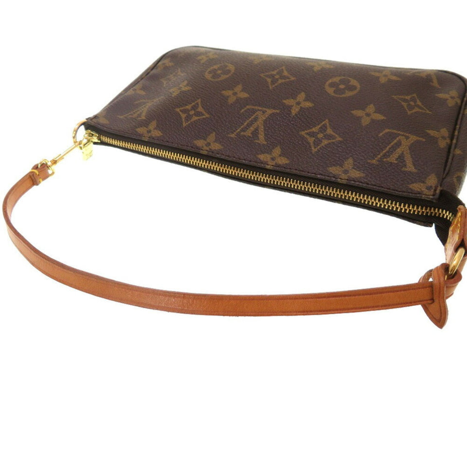 Louis Vuitton Pochette Accessoires  Canvas Clutch Bag