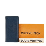 ルイ ヴィトン タイガ ポルトフォイユ ブラザ 長財布 M30502 ネイビー レザー メンズ LOUIS VUITTON 【中古】｜【銀座パリス】　楽天市場店