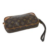 Louis Vuitton Marly Dragonne  Canvas Clutch Bag