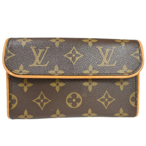 Louis Vuitton Pochette Florentine  Canvas Clutch Bag