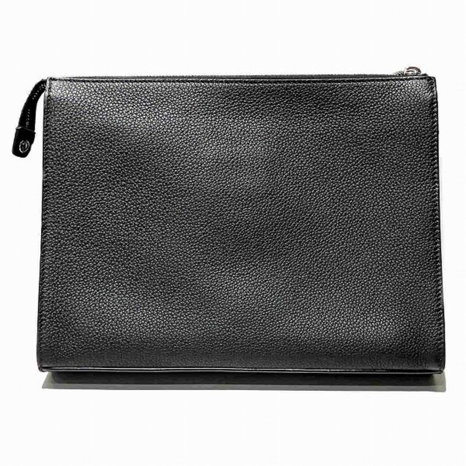 Fendi  Leather Clutch Bag (Pre-Owned)