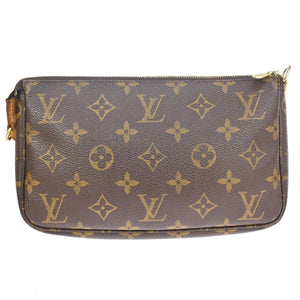 Louis Vuitton Pochette Accessoires  Canvas Clutch Bag