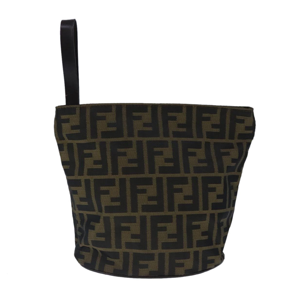 Fendi Zucca  Canvas Clutch Bag (Pre-Owned)
