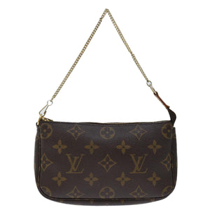 Louis Vuitton Pochette Accessoires  Canvas Clutch Bag
