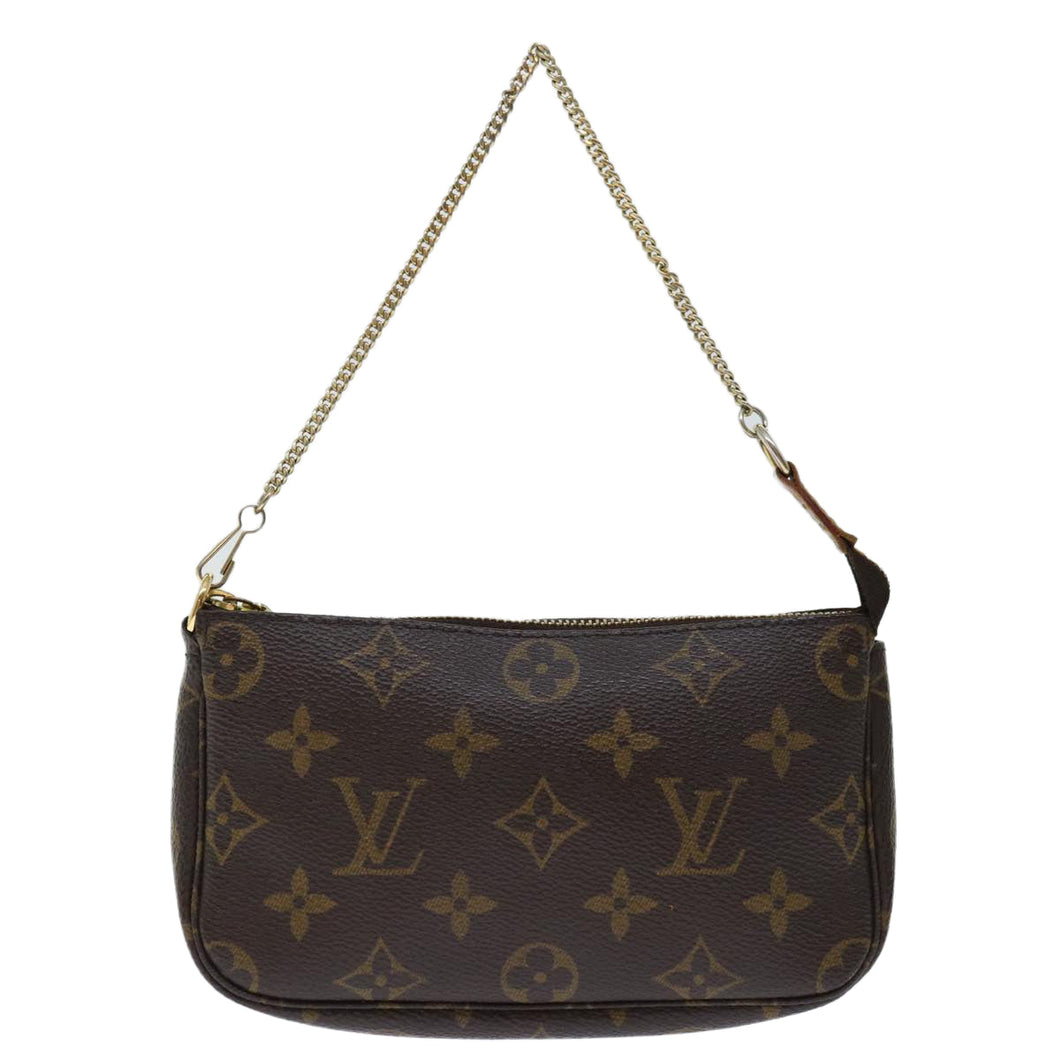 Louis Vuitton Pochette Accessoires  Canvas Clutch Bag