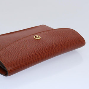 Louis Vuitton Montaigne  Leather Clutch Bag