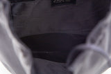 Chanel Black Satin & Pearl Stud Detail Handbag