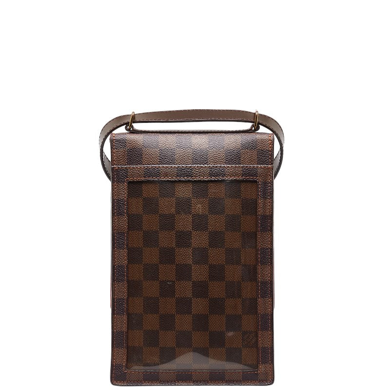 Louis Vuitton Damier Porte Blanc Shoulder Bag N45271 Brown PVC Leather  Louis Vuitton