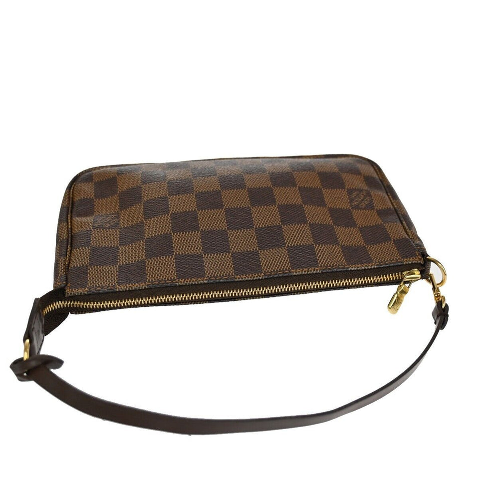 Louis Vuitton Pochette Accessoires  Canvas Clutch Bag