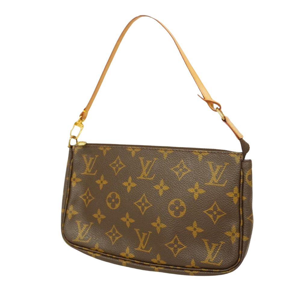 Louis Vuitton Pochette Accessoires  Canvas Clutch Bag