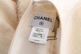 Chanel Cream Sleeveless Dress SZ 36