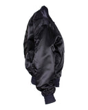 Dior And Judy Blame Embroidered Bomber Jacket in Black Cupro