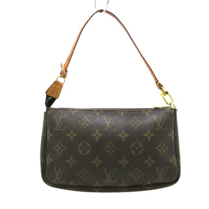 Louis Vuitton Pochette Accessoire  Canvas Clutch Bag