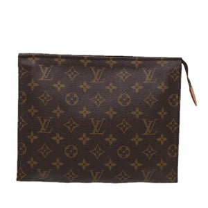 Louis Vuitton Poche Toilette  Canvas Clutch Bag