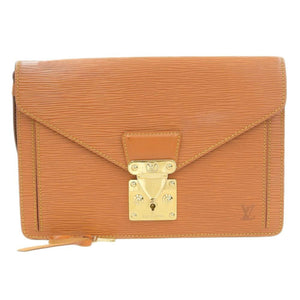 Louis Vuitton Sellier Drangonne  Leather Clutch Bag