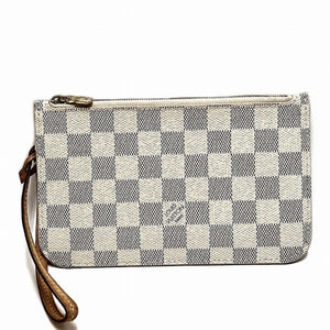 Louis Vuitton Neverfull  Canvas Clutch Bag