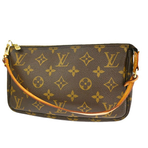 Louis Vuitton Pochette Accessoires  Canvas Clutch Bag