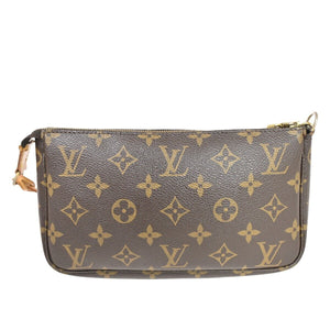 Louis Vuitton Pochette Accessoires  Canvas Clutch Bag