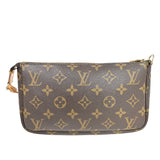 Louis Vuitton Pochette Accessoires  Canvas Clutch Bag