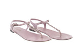 Chanel Purple Studded Suede Sandals SZ 42