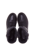 Chanel Black Tweed & Leather Boots SZ 37