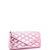 Sade Puffer Envelope Clutch Quilted Leather Large