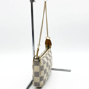 Louis Vuitton Mini Pochette Accessoires  Canvas Clutch Bag