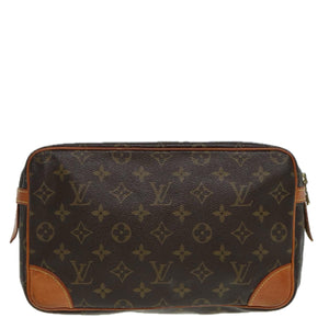 Louis Vuitton Compiègne  Canvas Clutch Bag