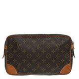 Louis Vuitton Compiègne  Canvas Clutch Bag
